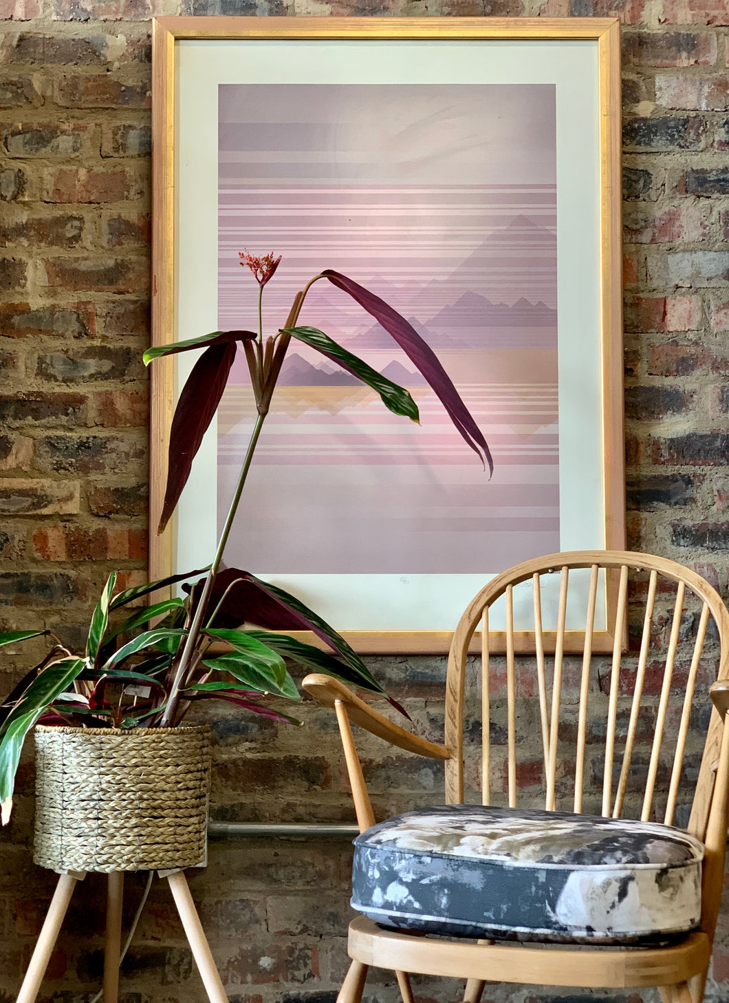 Framed abstract print
