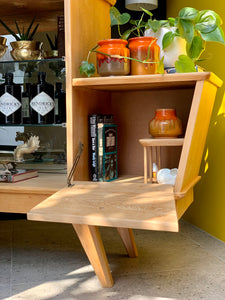 Retro Oak Display / Drinks cabinet