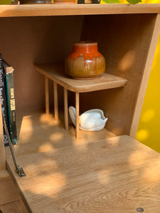 Retro Oak Display / Drinks cabinet