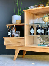 Load image into Gallery viewer, Retro Oak Display / Drinks cabinet
