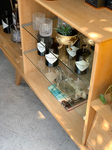 Retro Oak Display / Drinks cabinet