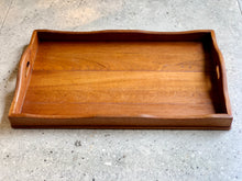 Load image into Gallery viewer, Vintage Wooden Serving Tray
