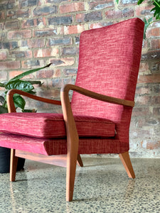 Parker Knoll chair in Hertex Regale