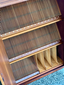 Vintage Record Storage Cabinet