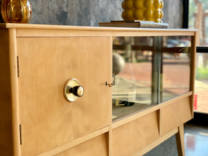 1960's Duros sideboard with original glass