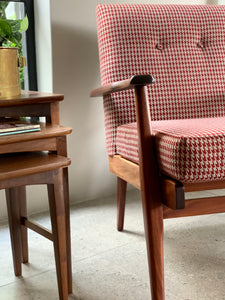 Pair of Vintage Mahogany Armchairs