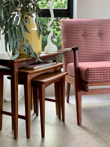 Pair of Vintage Mahogany Armchairs