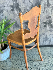 Single Vintage wooden chair