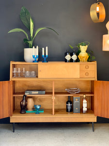 Swedish Style Oak Sideboard / Highboard