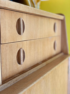 Swedish Style Oak Sideboard / Highboard