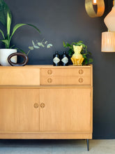 Load image into Gallery viewer, Swedish Style Oak Sideboard / Highboard
