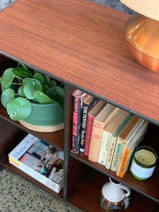 Retro wooden cabinet with 4 compartments