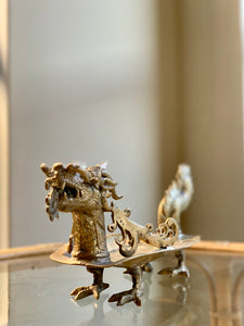 Vintage Brass "Dragon" Holder / Bowl