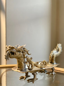 Vintage Brass "Dragon" Holder / Bowl