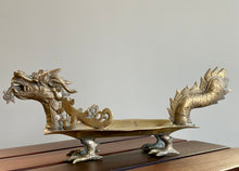 Load image into Gallery viewer, Vintage Brass &quot;Dragon&quot; Holder / Bowl
