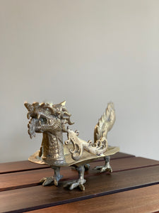 Vintage Brass "Dragon" Holder / Bowl