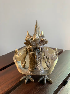 Vintage Brass "Dragon" Holder / Bowl