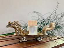 Load image into Gallery viewer, Vintage Brass &quot;Dragon&quot; Holder / Bowl
