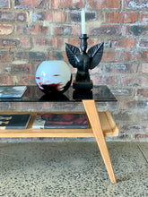 Load image into Gallery viewer, Mid-Century Coffee Table with Black Glass
