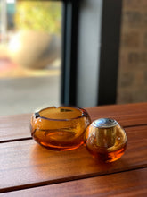 Load image into Gallery viewer, Vintage Amber Ashtray With Lighter
