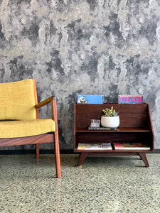 Wooden magazine rack/ side table