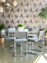 Load image into Gallery viewer, Mid-century Chrome dining room set
