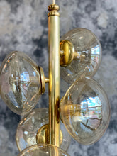 Load image into Gallery viewer, 70&#39;s/ 80&#39;s brass ceiling light
