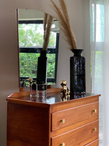 Retro Chest of Drawers with Mirror