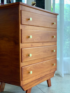 Retro Chest of Drawers with Mirror