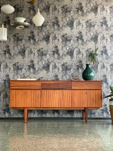 Sapele Mahogany mid-century sideboard