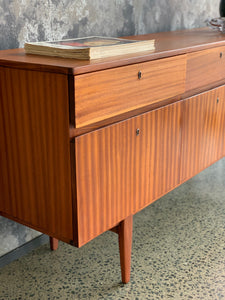 Sapele Mahogany mid-century sideboard