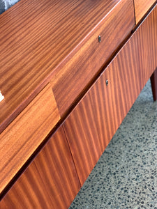 Sapele Mahogany mid-century sideboard