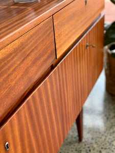 Sapele Mahogany mid-century sideboard