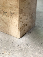 Load image into Gallery viewer, Travertine Modernist Coffee Table
