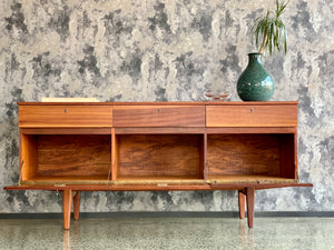 Sapele Mahogany mid-century sideboard