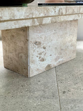 Load image into Gallery viewer, Travertine Modernist Coffee Table
