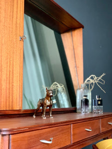 Mid-Century Dresser With Stool