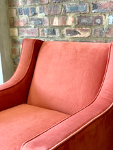 Load image into Gallery viewer, Fully upholstered mid-century armchair
