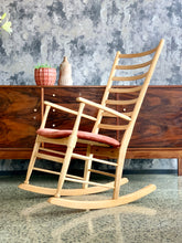Load image into Gallery viewer, danish mid-century rocking chair
