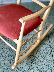 Mid-century Danish rocking chair