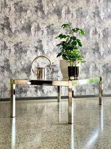 Chrome coffee table