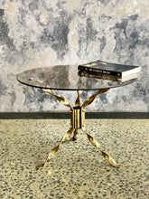 Load image into Gallery viewer, Vintage Brass side table
