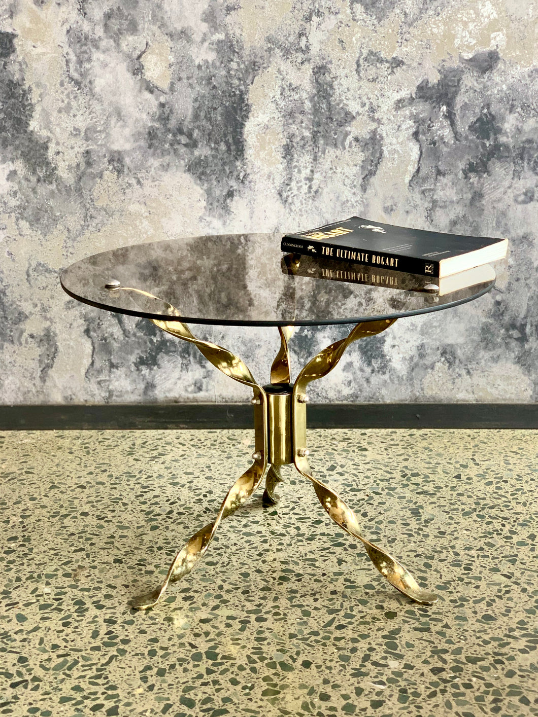 Vintage Brass side table