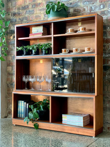 ''Simplex'' mahogany stackable bookcase