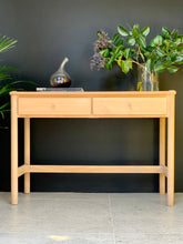 Load image into Gallery viewer, Oak Console/Entrance Table
