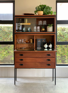 Mid-Century Steel & Wood Unit