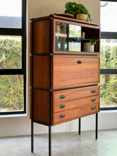 Load image into Gallery viewer, Mid-Century Steel &amp; Wood Unit
