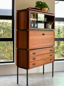 Mid-Century Steel & Wood Unit