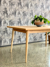 Load image into Gallery viewer, Mid-Century &#39;Duros&#39; Maple wood dining table
