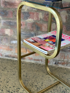 Retro metal telephone table